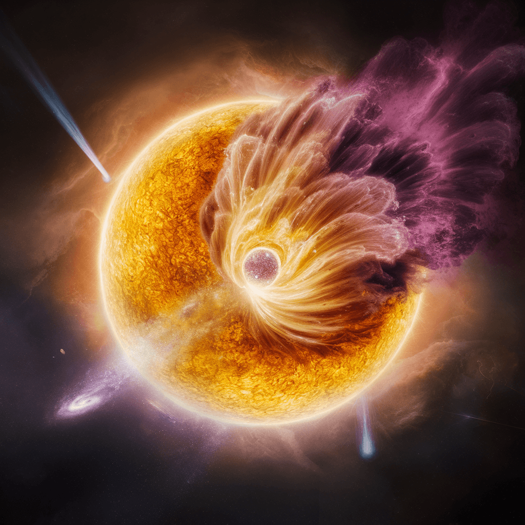 The 2024 Solar Flare Explosion: A Cosmic “Sneeze” Beyond Our Imaginati