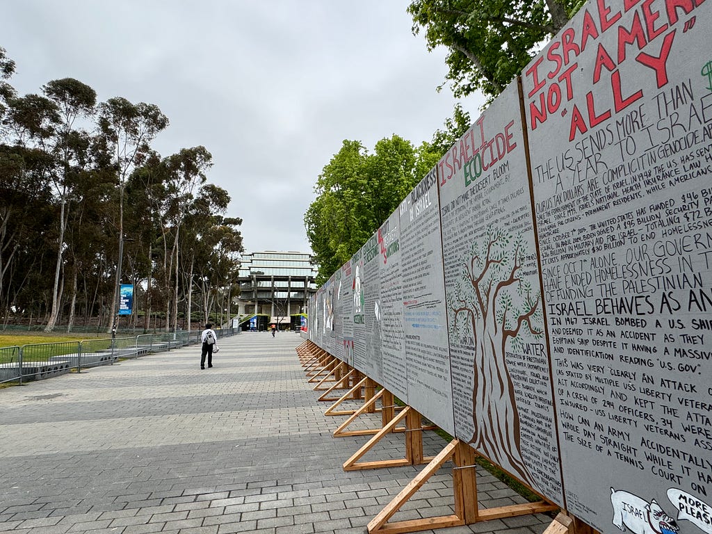 Protest Wall at UCSD