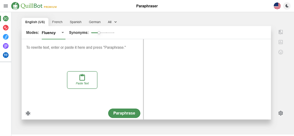 Quillbot Paraphrase Tool