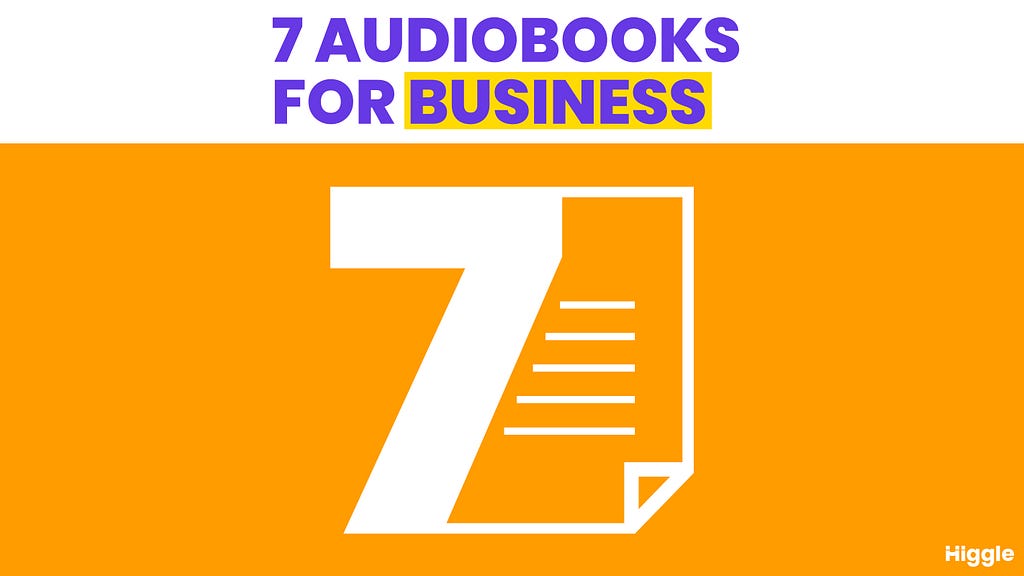 7 audiobooks for business