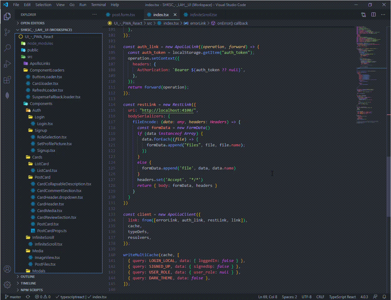 Nightmare/ nested & huge folder structure and big project