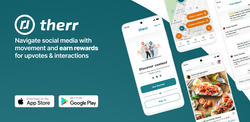 Therr App for iOS and Android