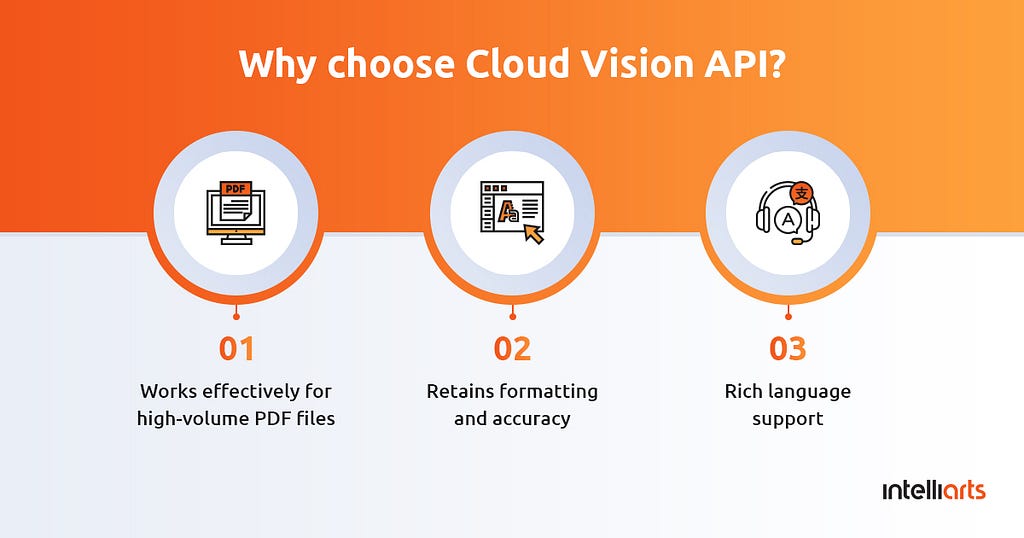 Why choose Cloud Vision API for data extraction?