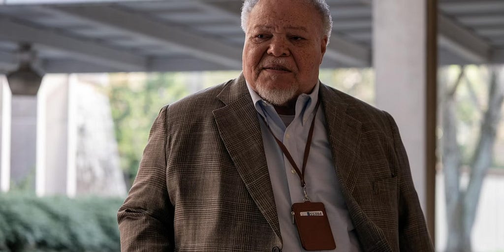 A screencap from the film showing Stephen McKinley Henderson as Sammy.