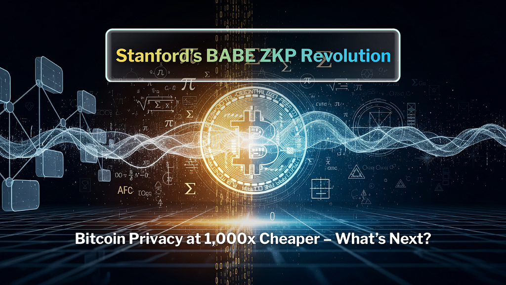 Stanford’s BABE ZKP Revolution: Bitcoin Privacy at 1,000x Cheaper — What’s Next?