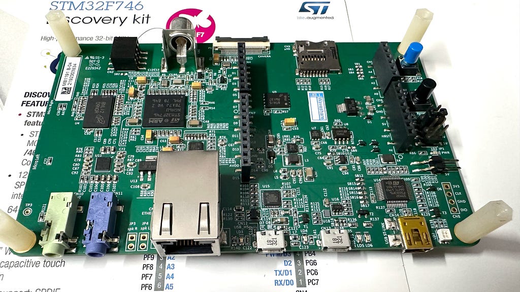 STM32F746 Discovery Kit | Embedded System Roadmap blog by Umer Farooq.