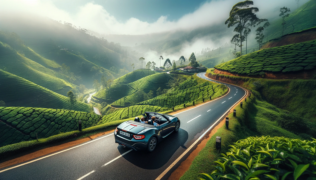 Discover the Hill country with a car rental in Sri Lanka