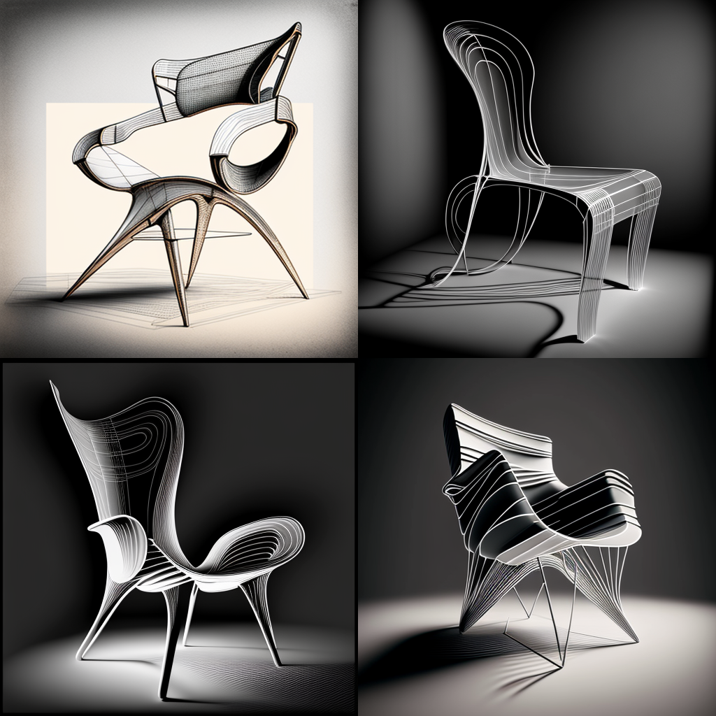 chairs, contour