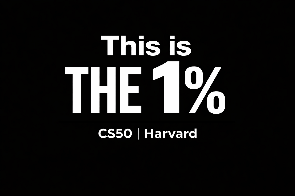 Why CS50 Has a 1% Completion Rate