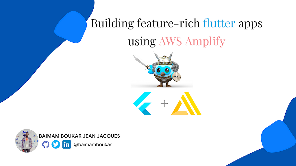 Cover Image for an Article Titled Building feature-rich Flutter mobile apps using AWS Amplify.