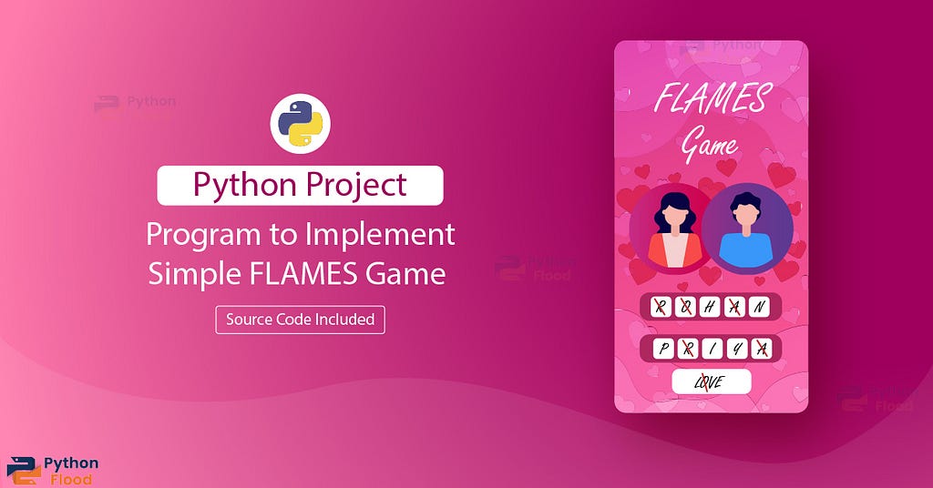 Python Flames Game Project