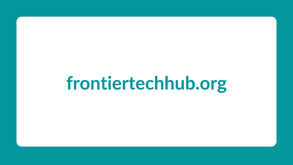 👉🏽 Click here to explore frontiertechhub.org