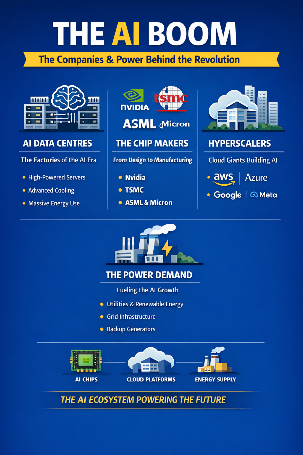 The AI Boom: The Companies, Data Centres, and Power Behind the Revolution