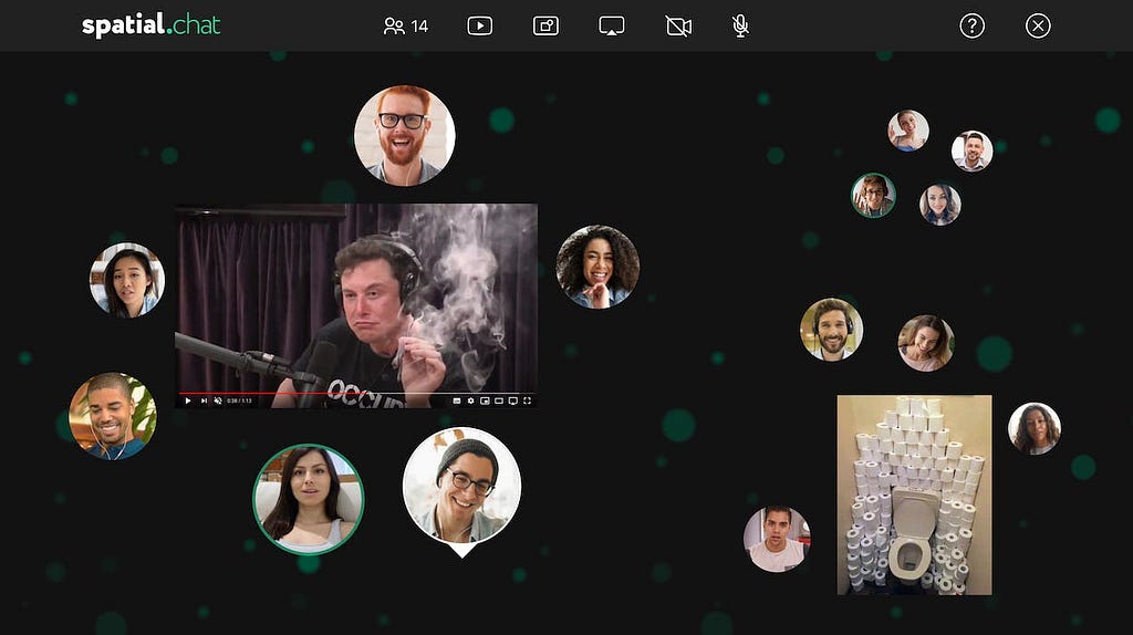 SpatialChat for virtual networking & cocktail party events online