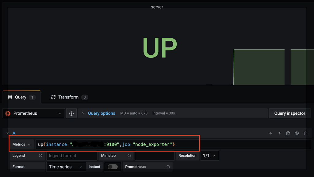 Grafana; node_exporter metrics