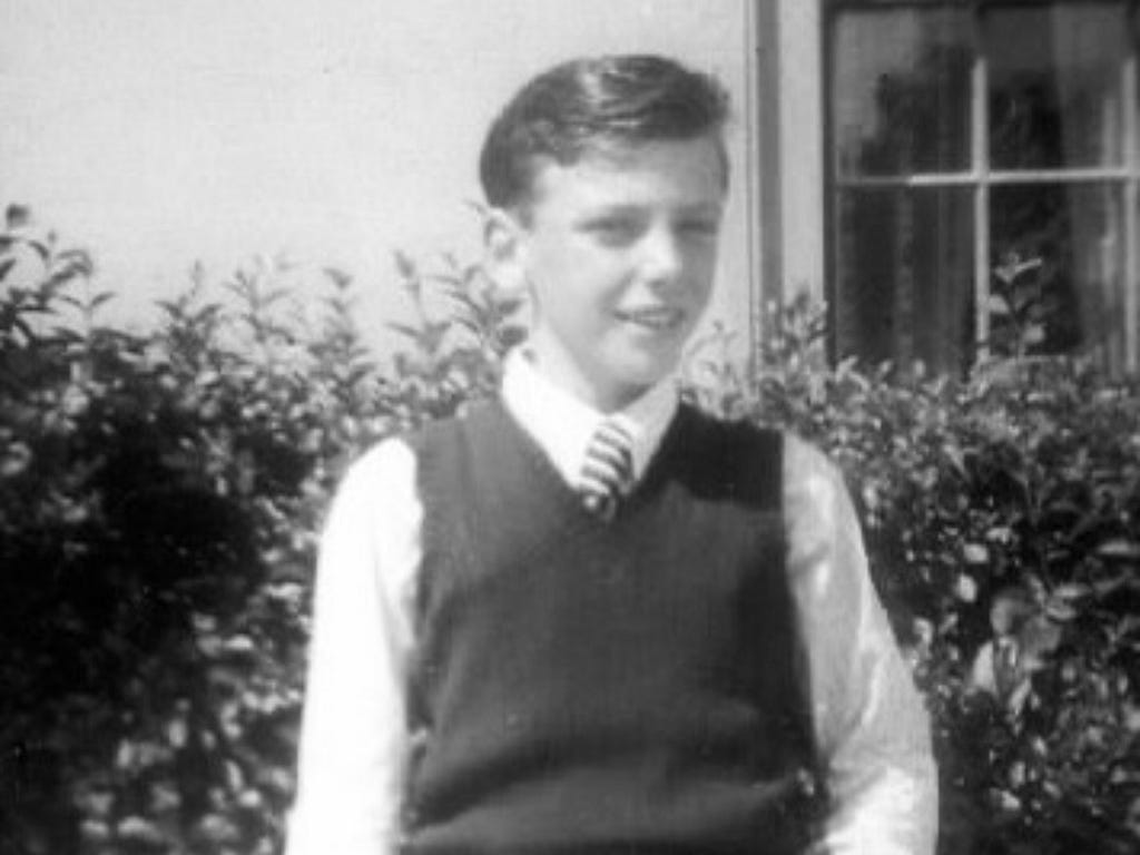 A school photograph of a young Ian Brady