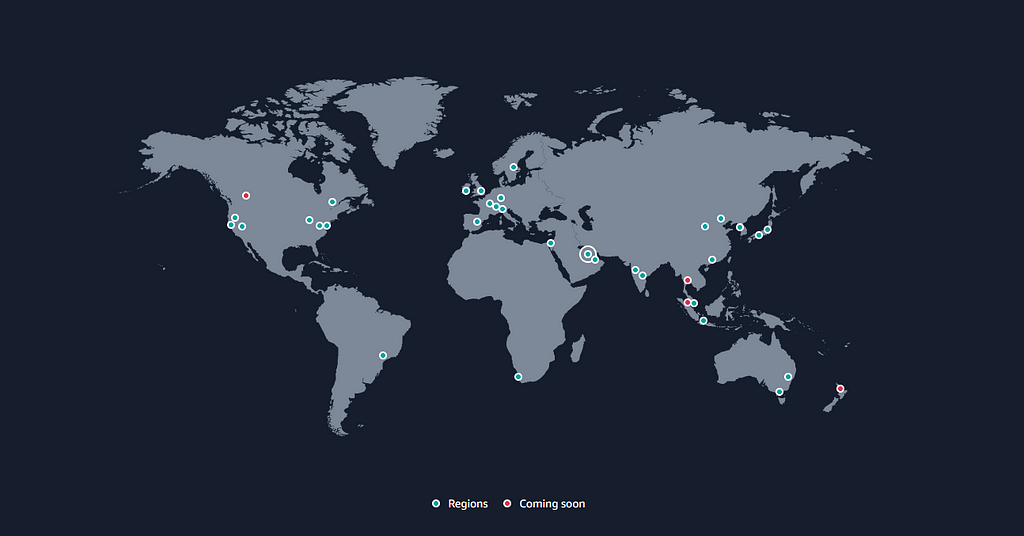 AWS Regions Map | System Design Blog Series by Umer Farooq