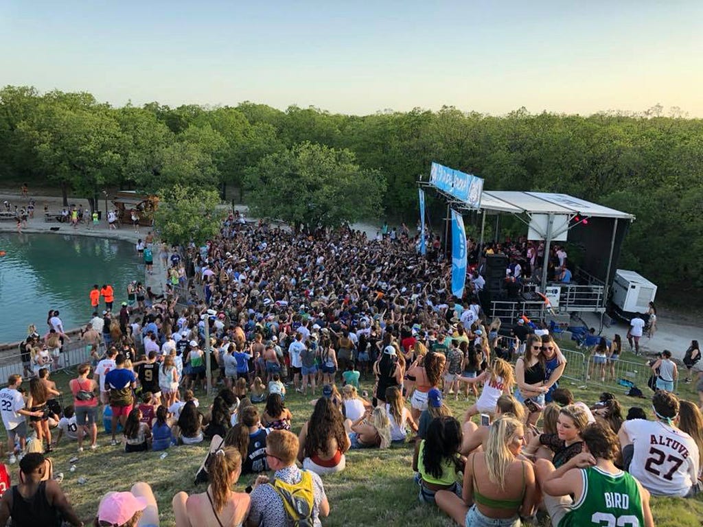 Waka Flocka Flame performance at the BSR Surf Resort in Waco, Tx