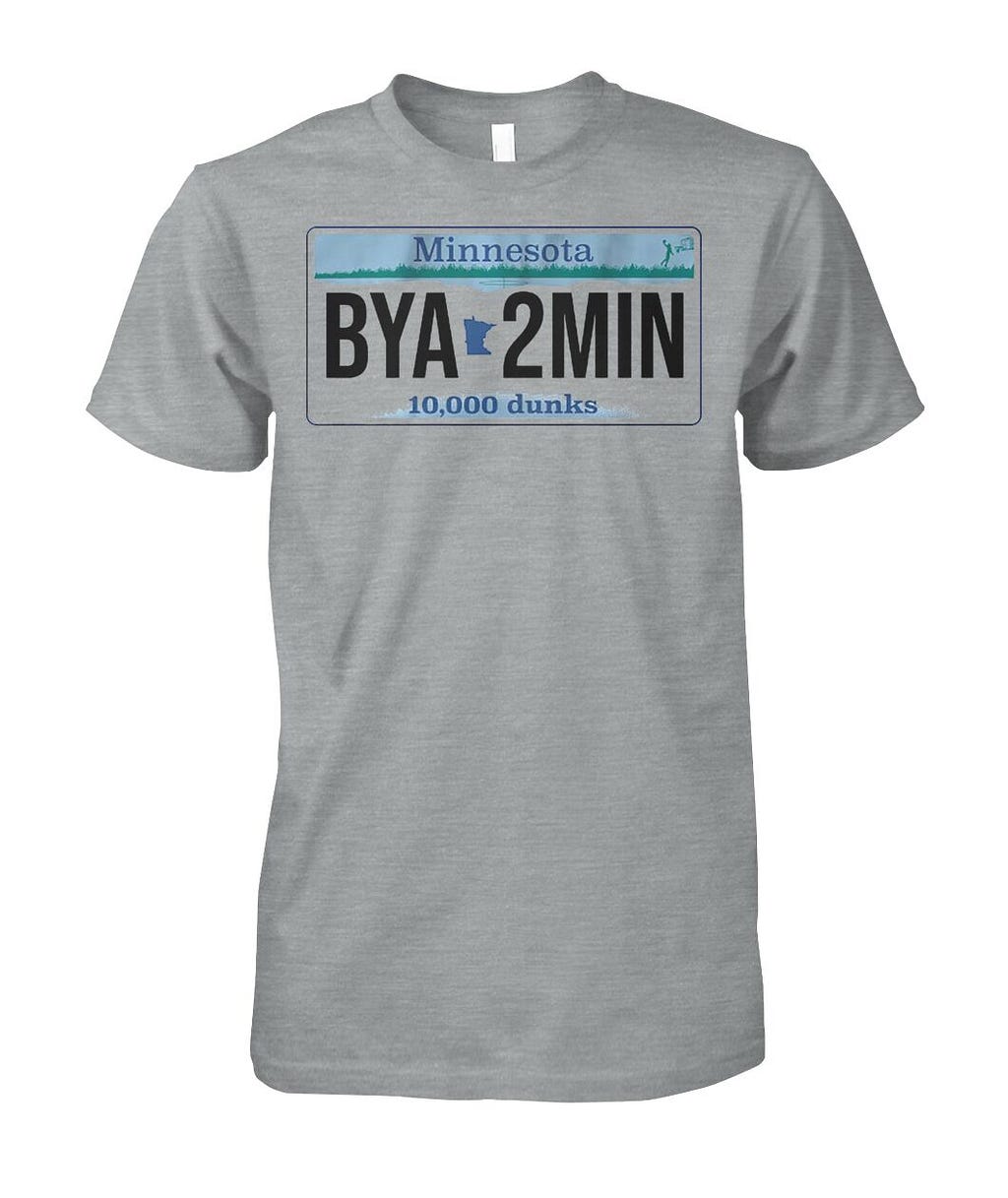 Minnesota BYA2MIN License Plate Shirt