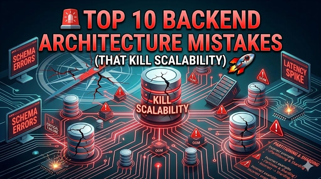 Top 10 Backend Architecture Mistakes (That Kill Scalability)