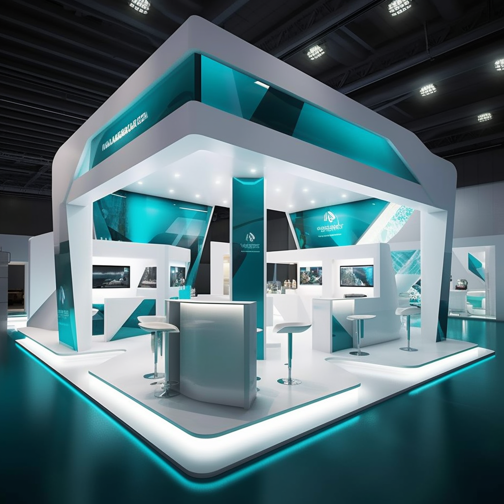 AI generated Exhibition Stand design by Mind Spirit Design