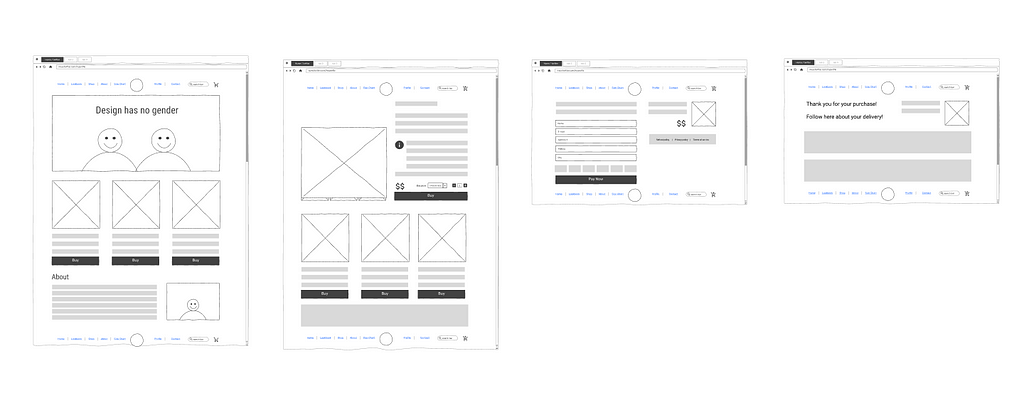 Lofi Wireframes