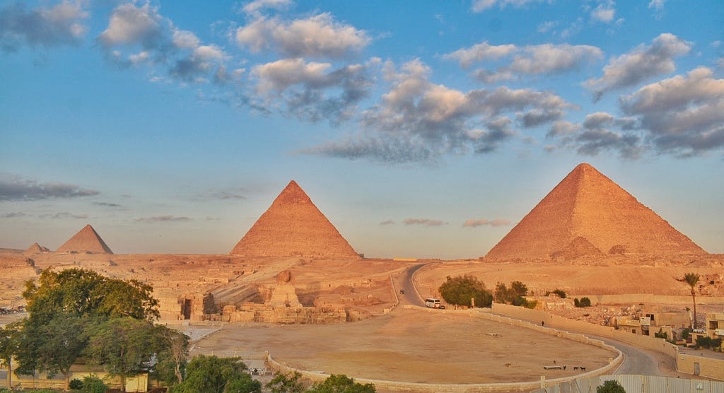 The Pyramids- captured by the author