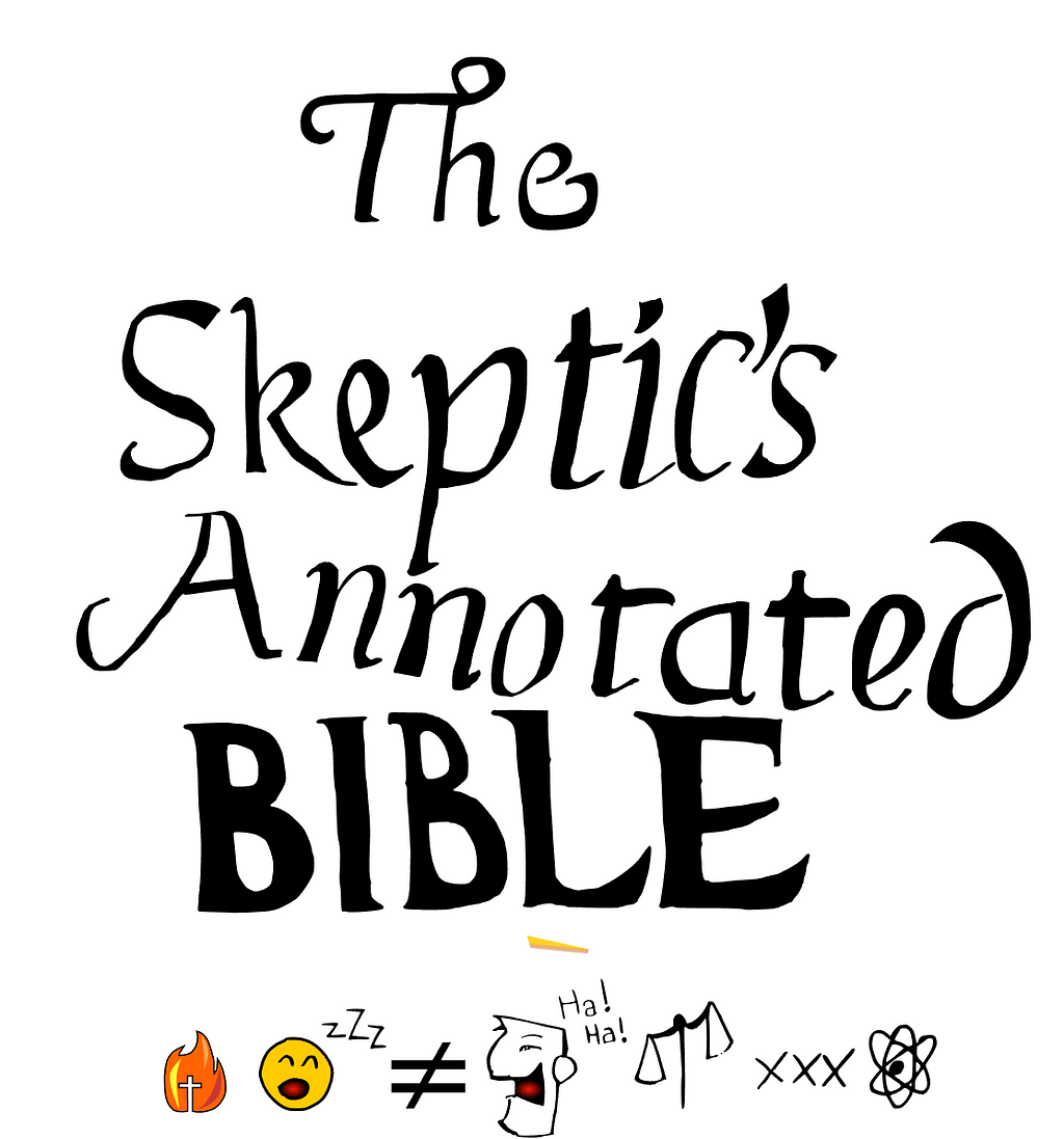 Skeptic’s annotated bible logo by me in Inkscape.