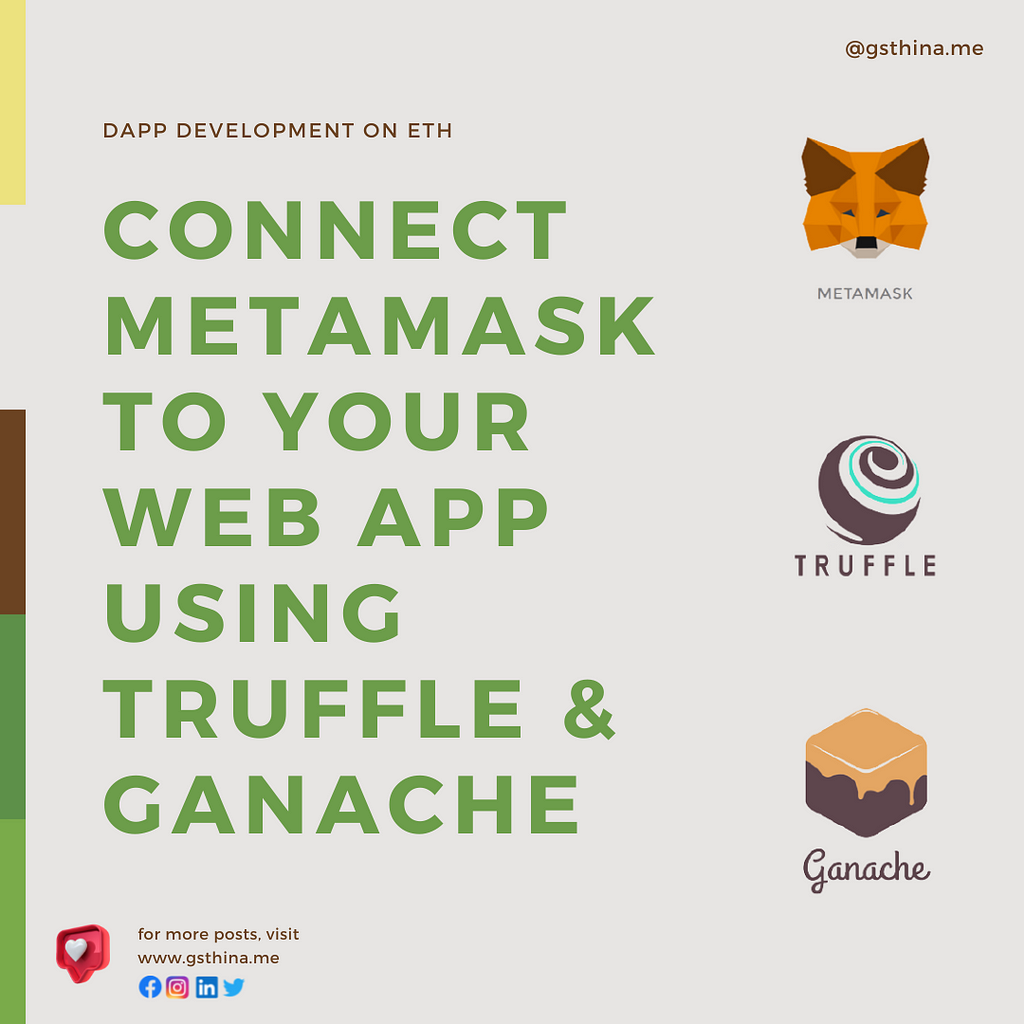 Connect Metamask to your WebApp using Truffle a Ganache