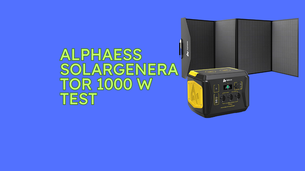 AlphaESS Solargenerator 1000 W Test