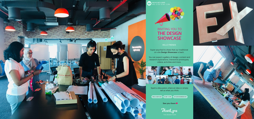 talabat design showcase planning
