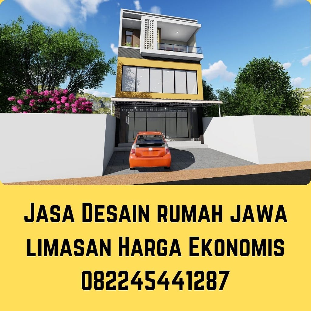 desain teras rumah limasan jawa