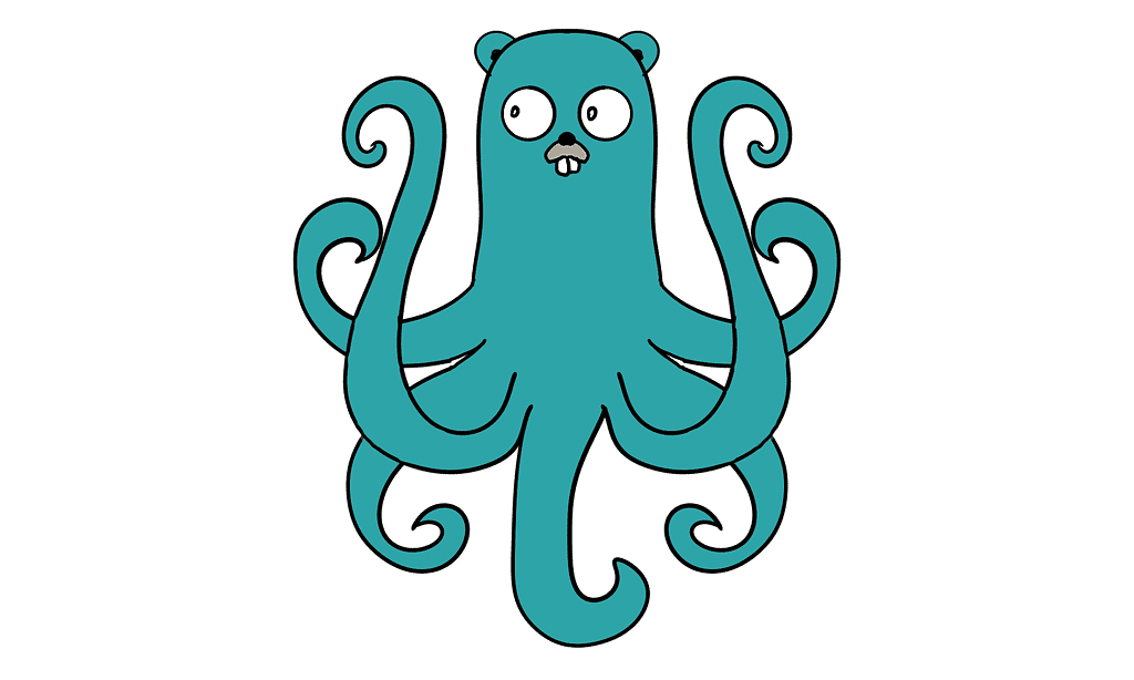 Golang’s Gopher with tentacles