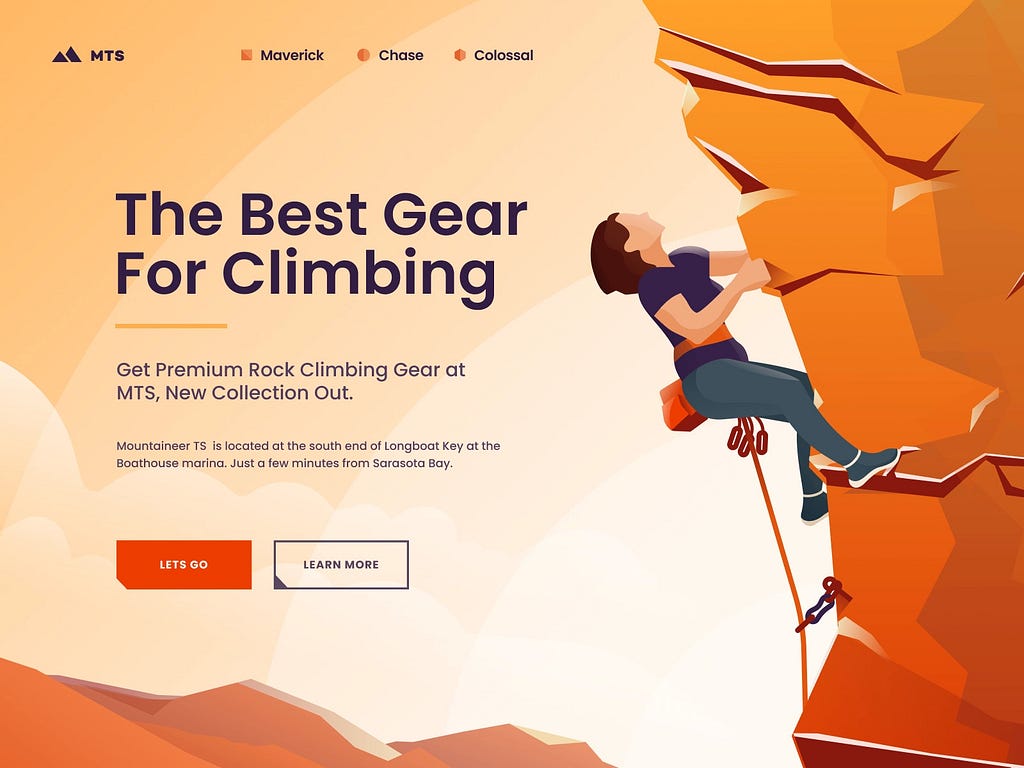 Mountain climbing website