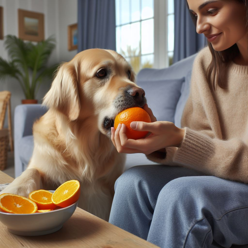 are orange peels bad for dogs