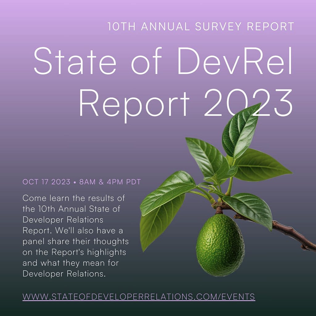 The State of DevRel Report 2023
