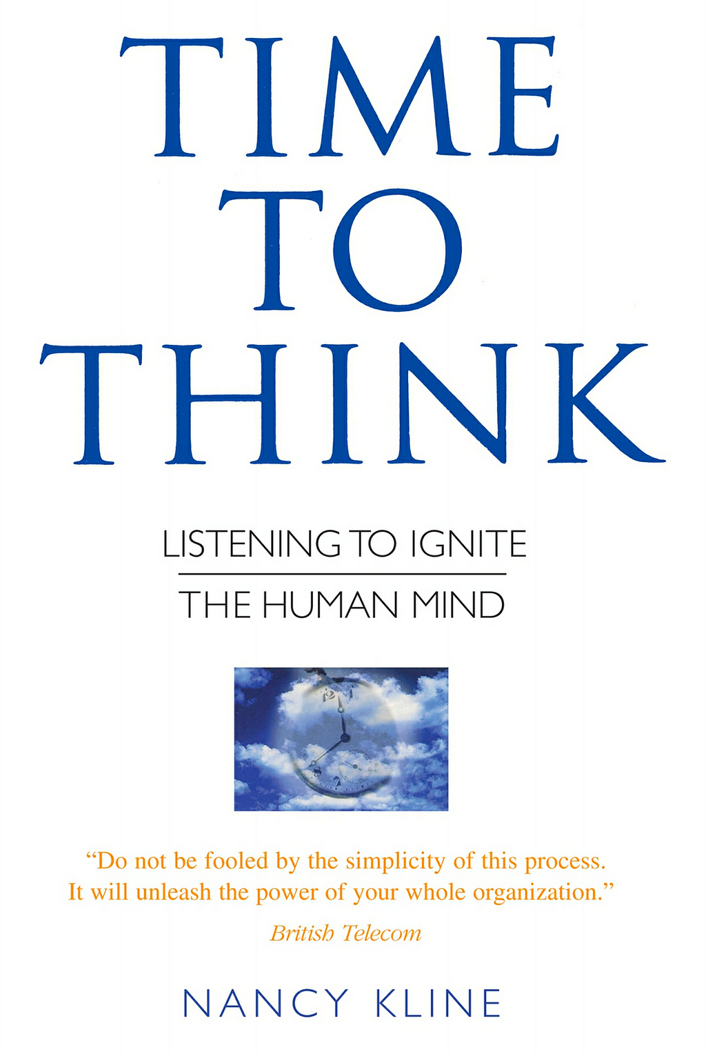 Book cover for Time to Think by Nancy Kline