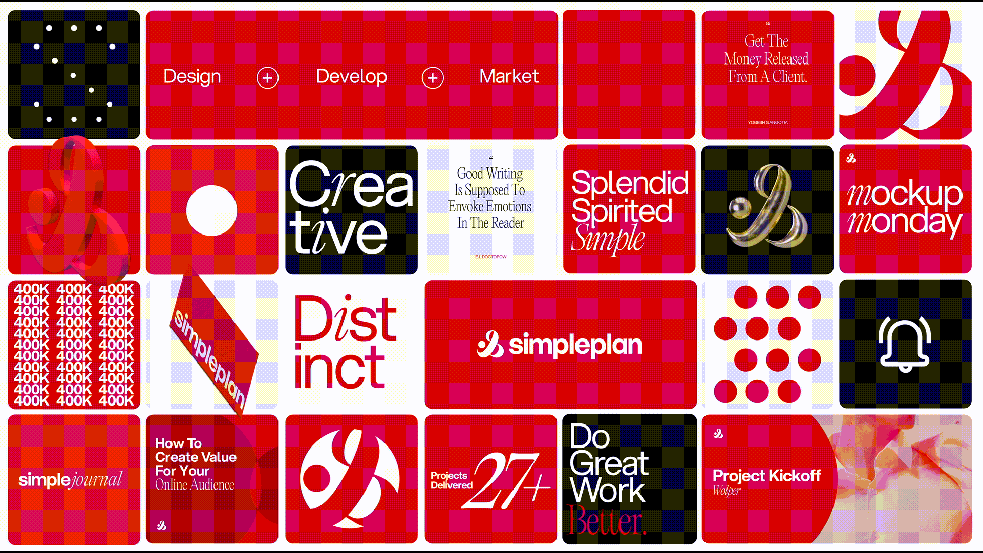 A Brand Board That Lays Down The Brand’s Look & Feel