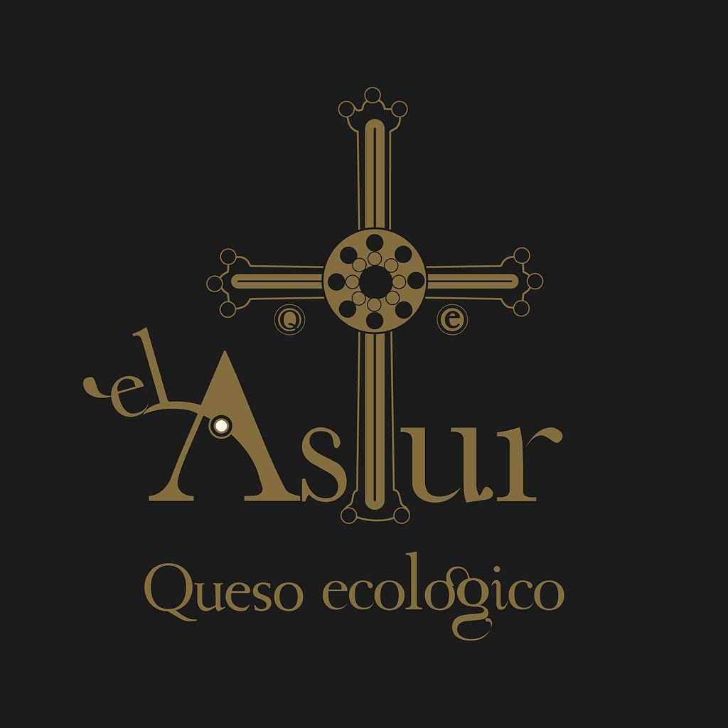 Imagen y logotipo para «el-Astur» — Queso ecológico