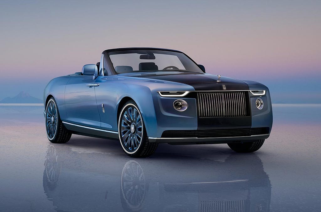 Blue Rolls-Royce