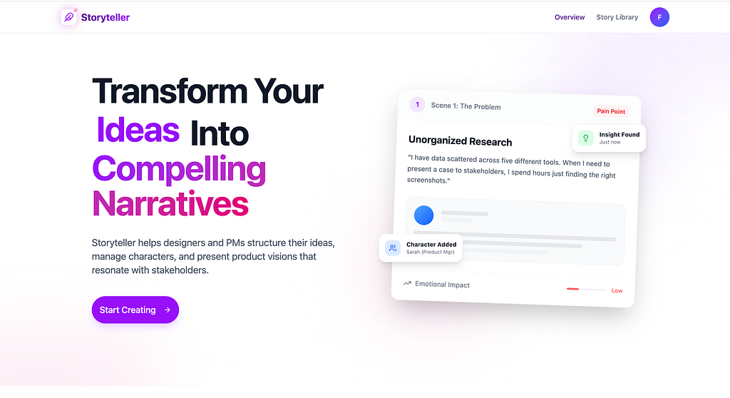 From Prompt to Product: How I Built a Storytelling Tool with Figma AI