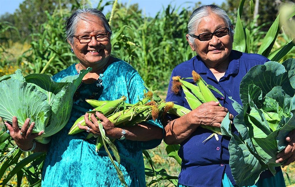 Harriet and Helen, Diné Elders from Vanderwagen, New Mexico.
