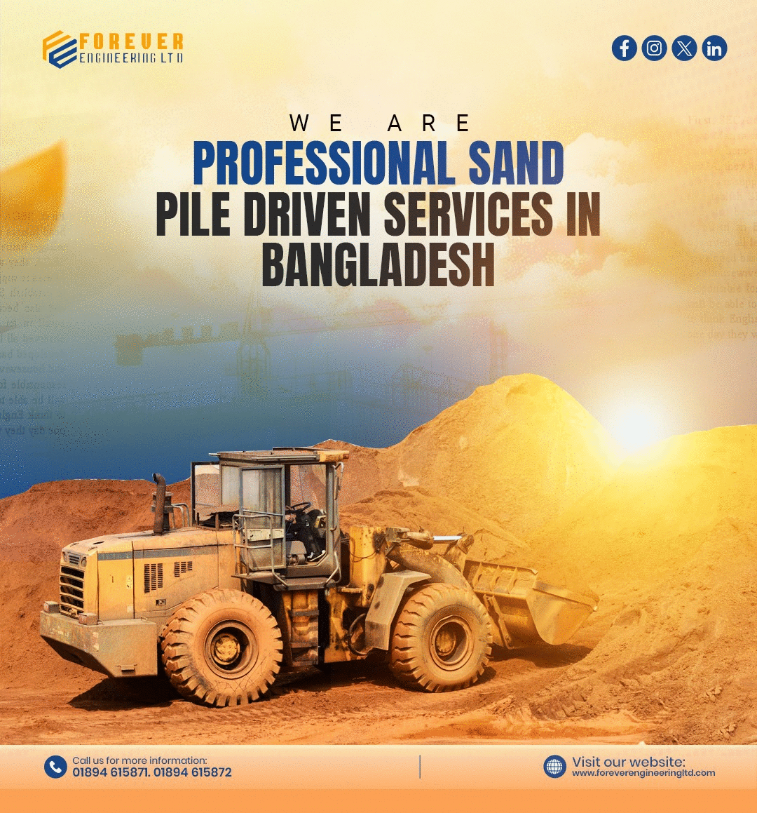 Sand Pile Driven Services in Bangladesh