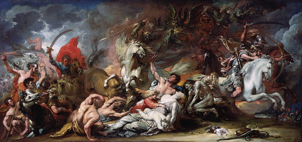 Death on the Pale Horse (Second version), by Benjamin West — 1796.