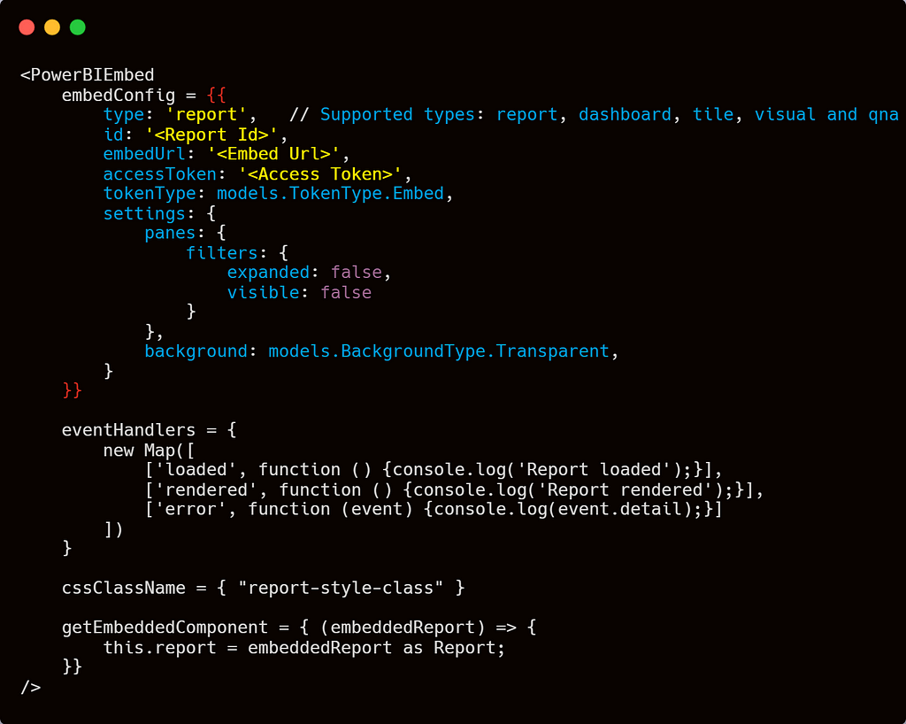 PowerBI Component