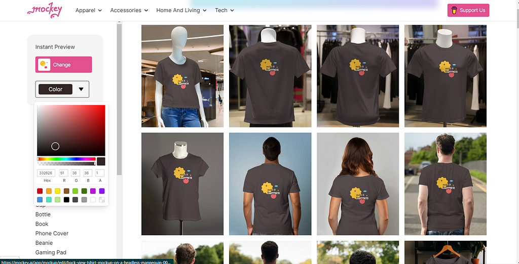 Mockey.ai: The Free AI t-shirt Mockup Generator