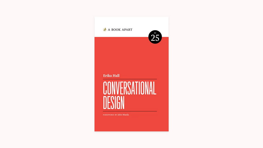 Front cover of the book Conversational Design by Erika Hall