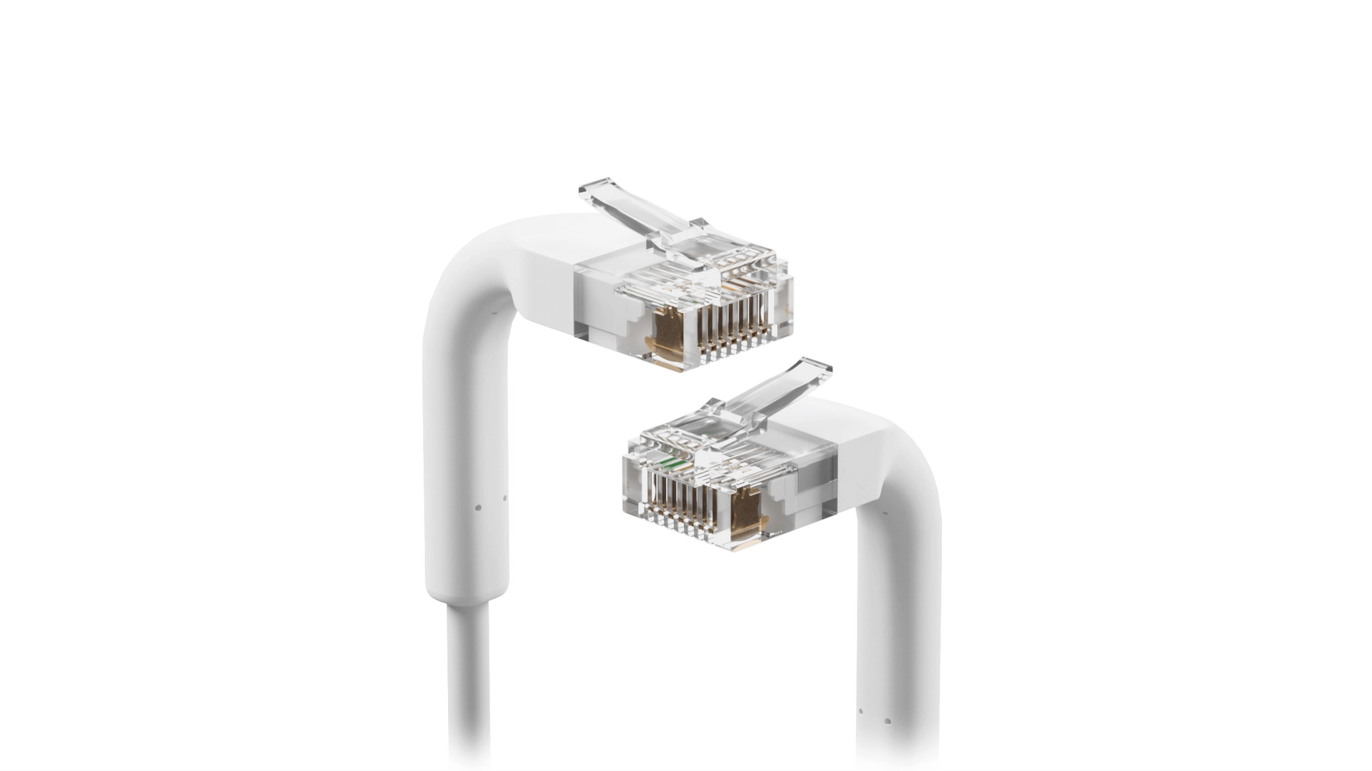 Ubiquiti Patch Cable 的可彎折性，經過嚴謹的驗證，確保使用上的手感以及彎折時的穩定性。