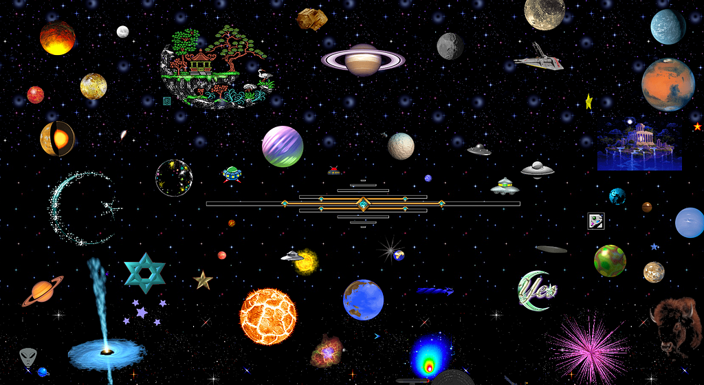 Galaxy-themed GIFs from www.cameronsworld.net