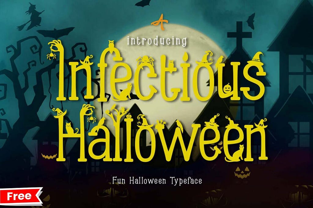 Infectious Halloween Display Font